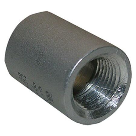 TRUE VALUE 0.375 in. Stainless Steel Pipe Coupling 209846